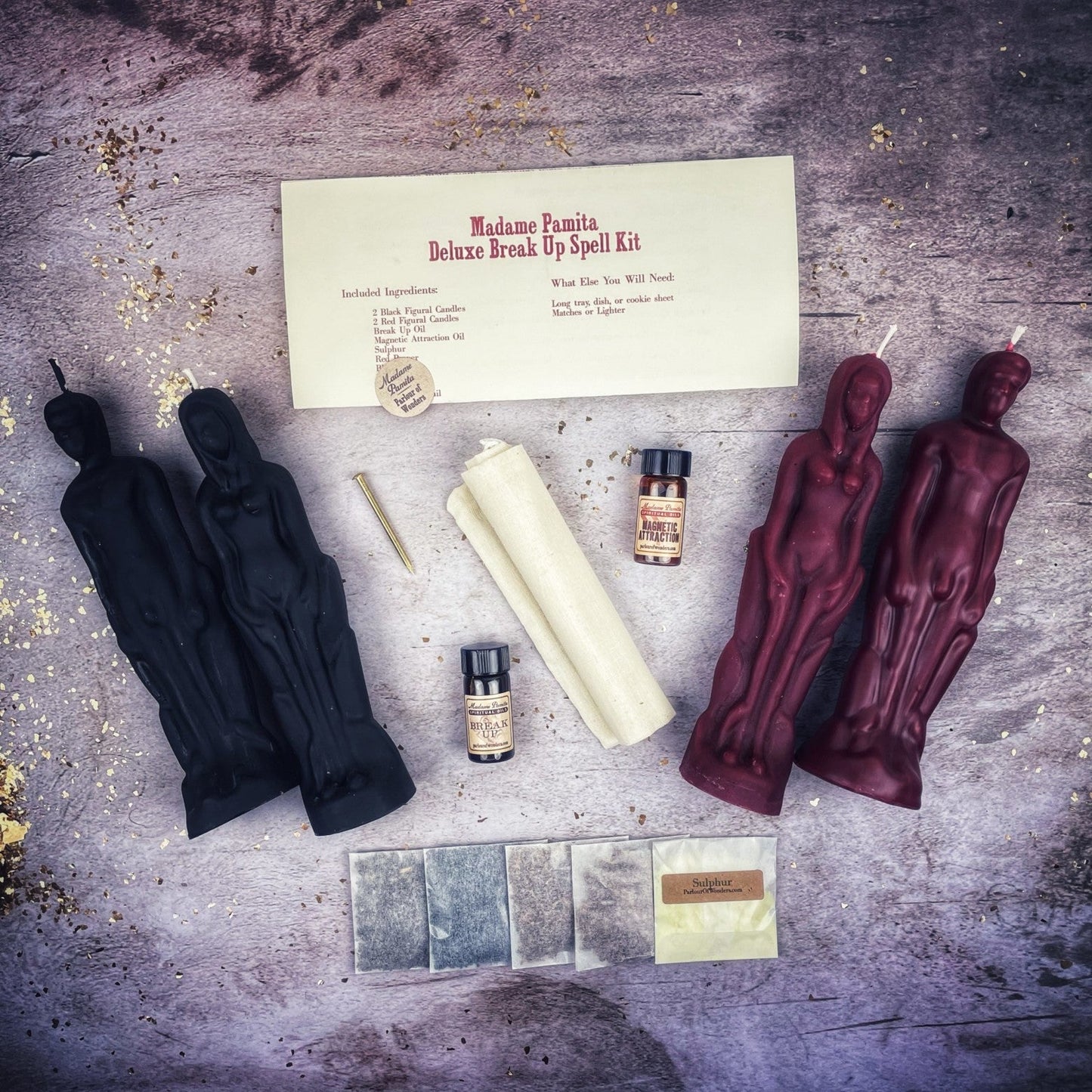 Kit de velas de ruptura de lujo - Mujer/Hombre - Separación y dirección del amor
