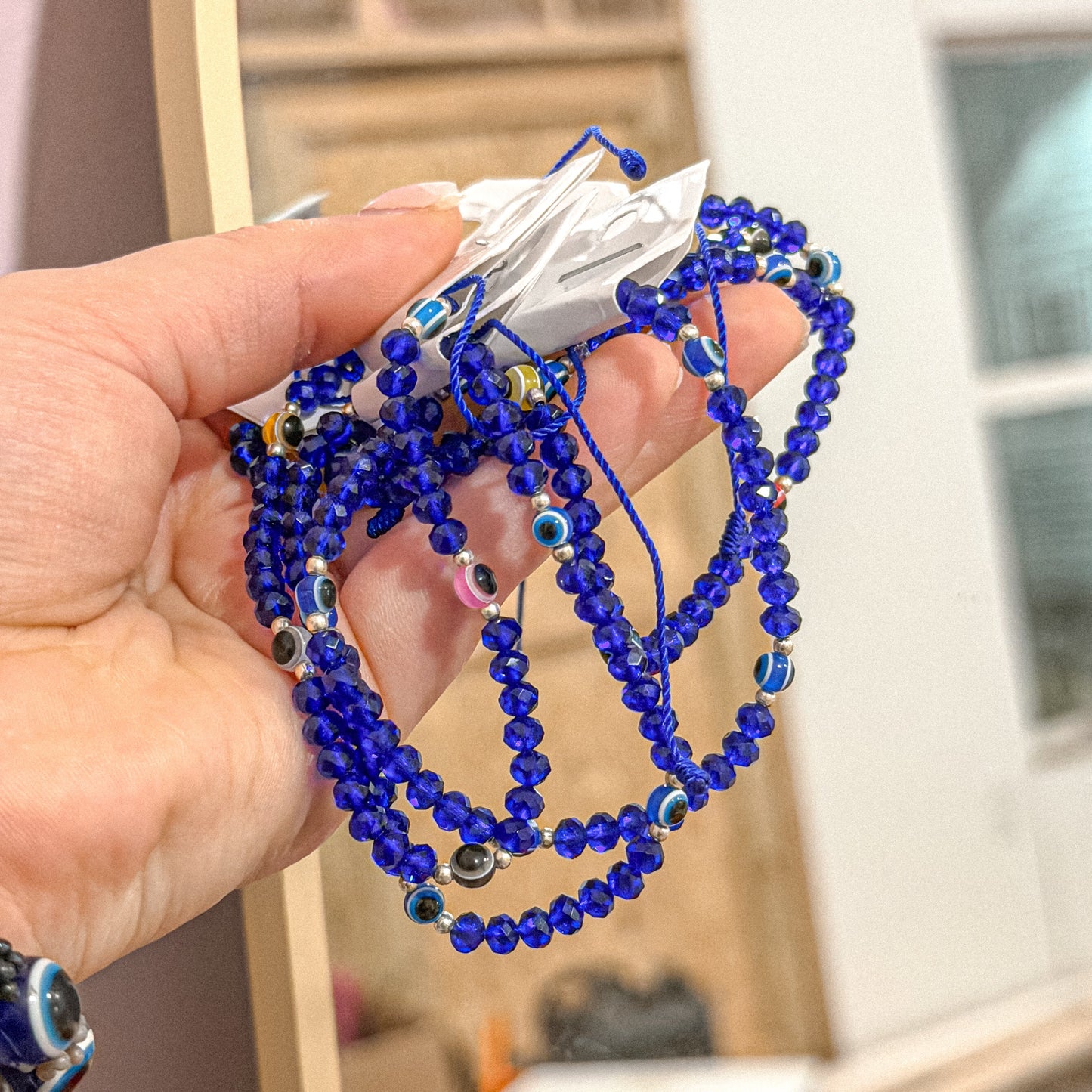 Pulsera Azul de Protección contra el Mal de Ojo