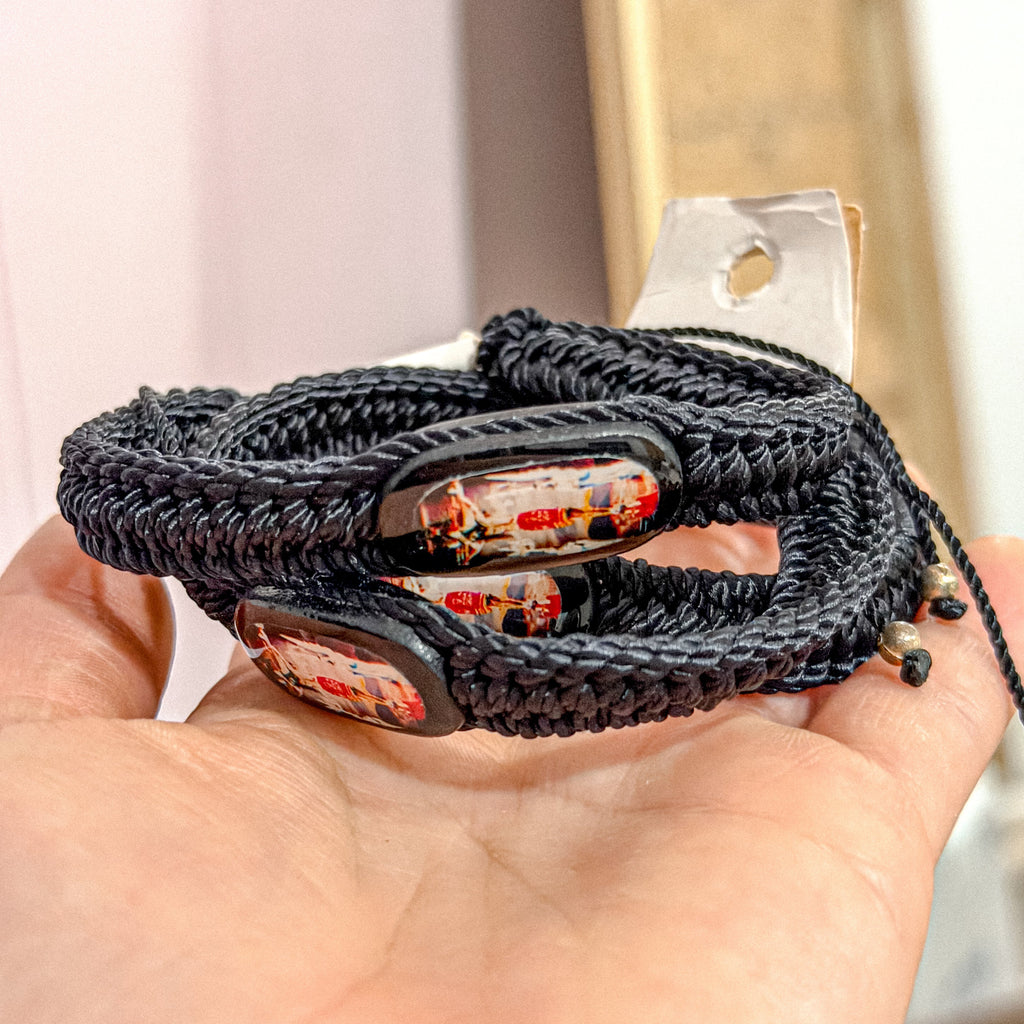 Black Jesus Christ Adjustable Bracelet