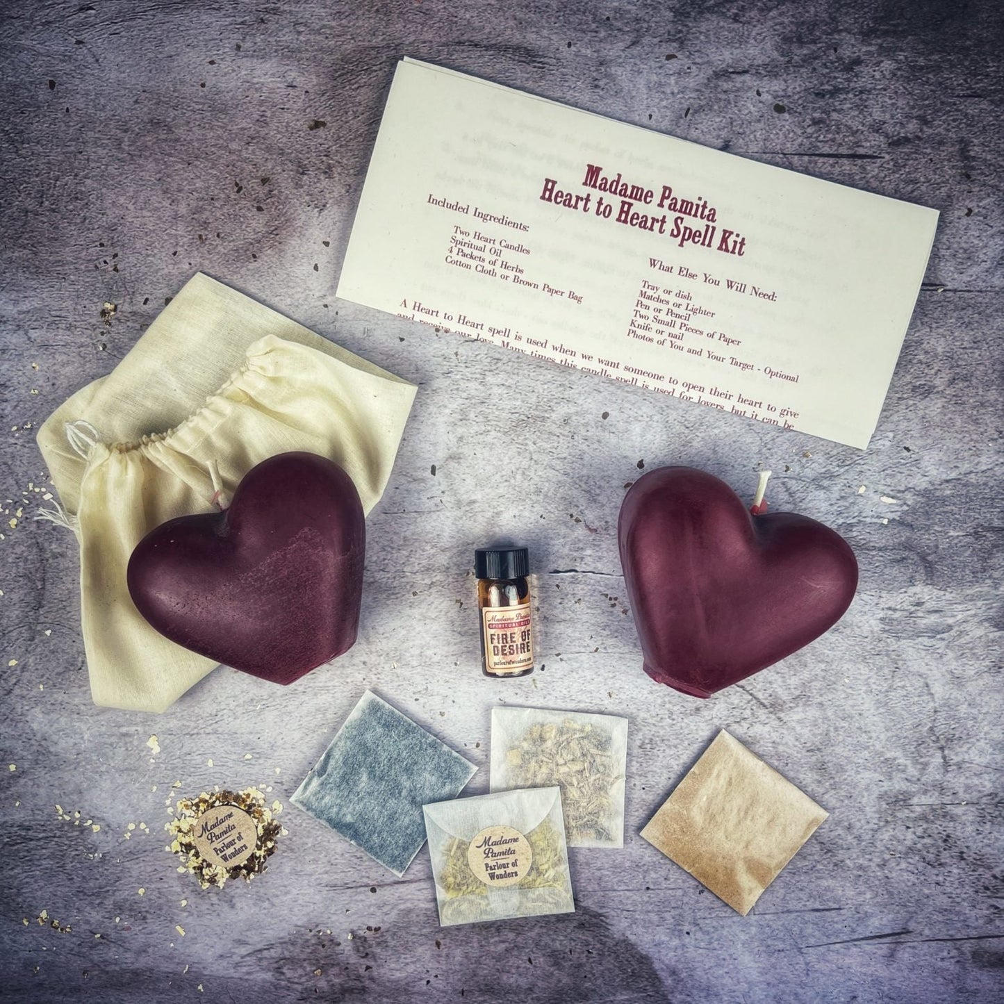 Kit de velas Corazón a Corazón - Magia para la conexión amorosa y la reconciliación