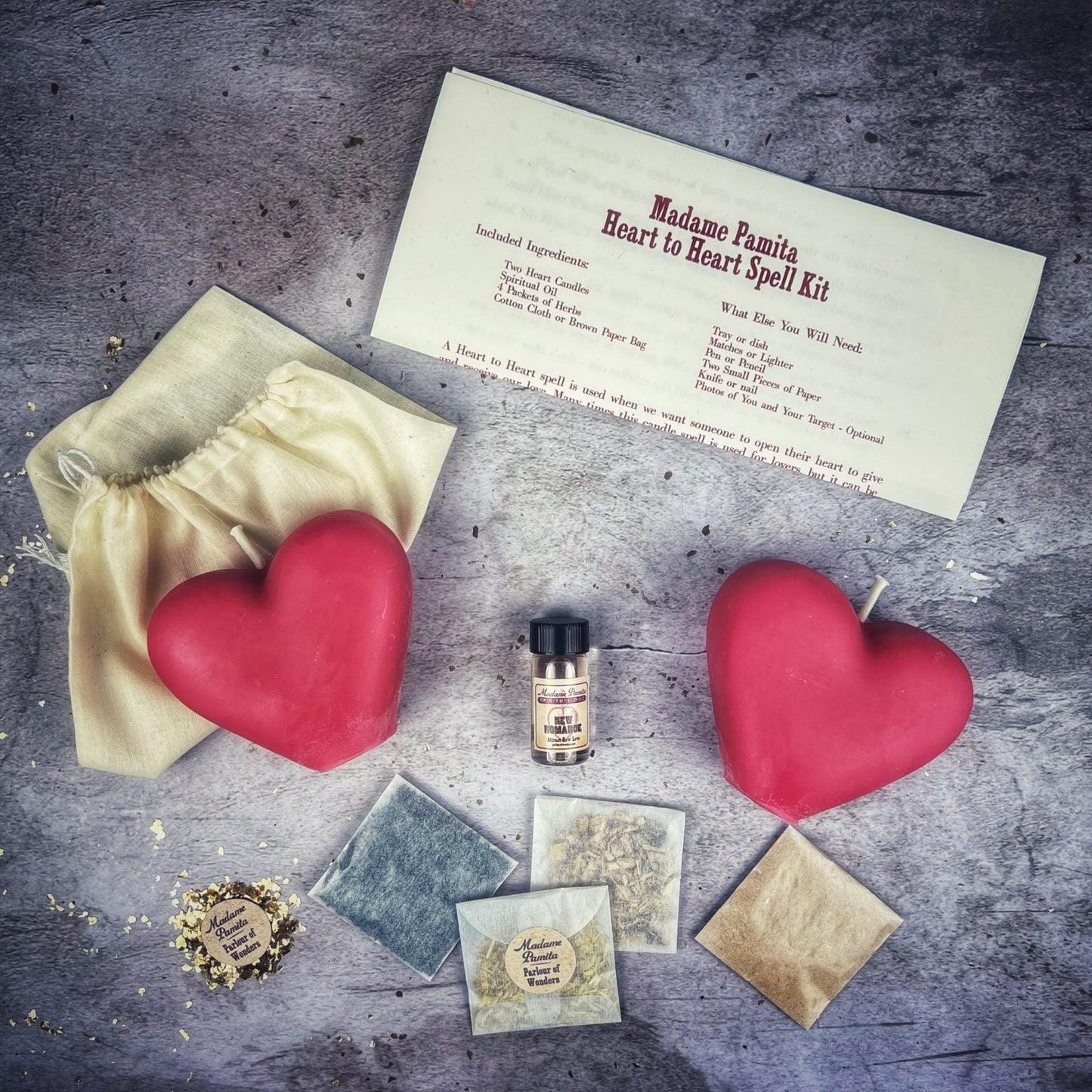 Kit de velas Corazón a Corazón - Magia para la conexión amorosa y la reconciliación