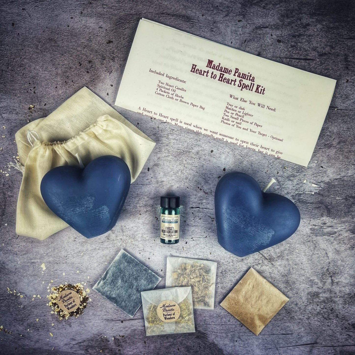 Kit de velas Corazón a Corazón - Magia para la conexión amorosa y la reconciliación