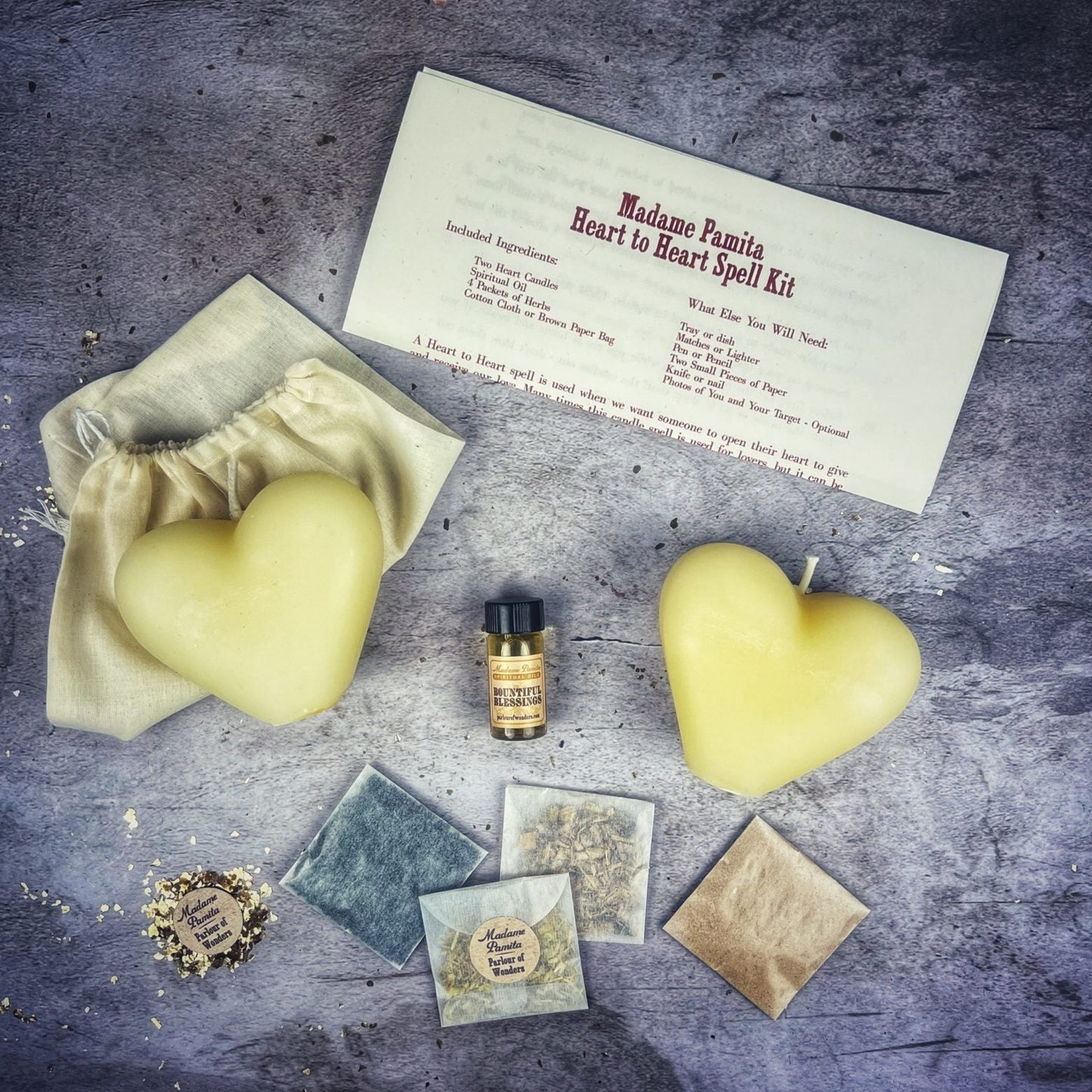 Kit de velas Corazón a Corazón - Magia para la conexión amorosa y la reconciliación