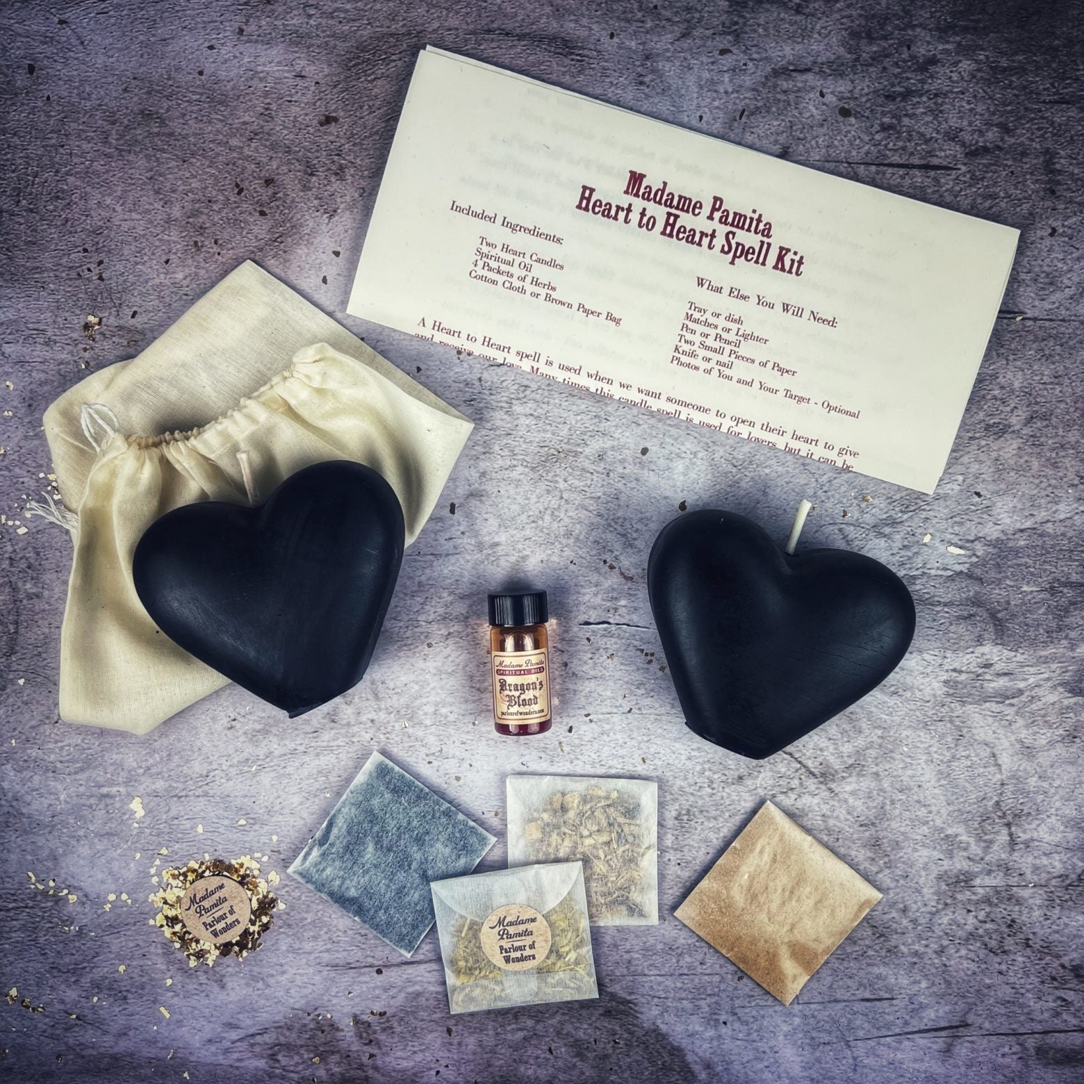 Kit de velas Corazón a Corazón - Magia para la conexión amorosa y la reconciliación