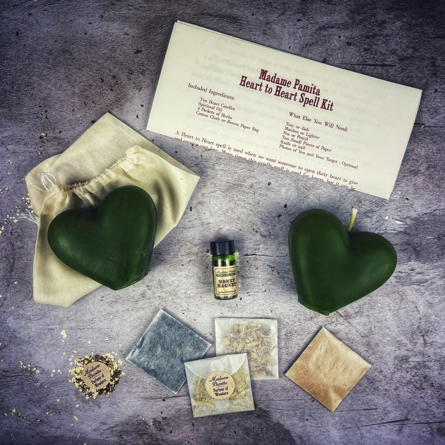 Kit de velas Corazón a Corazón - Magia para la conexión amorosa y la reconciliación