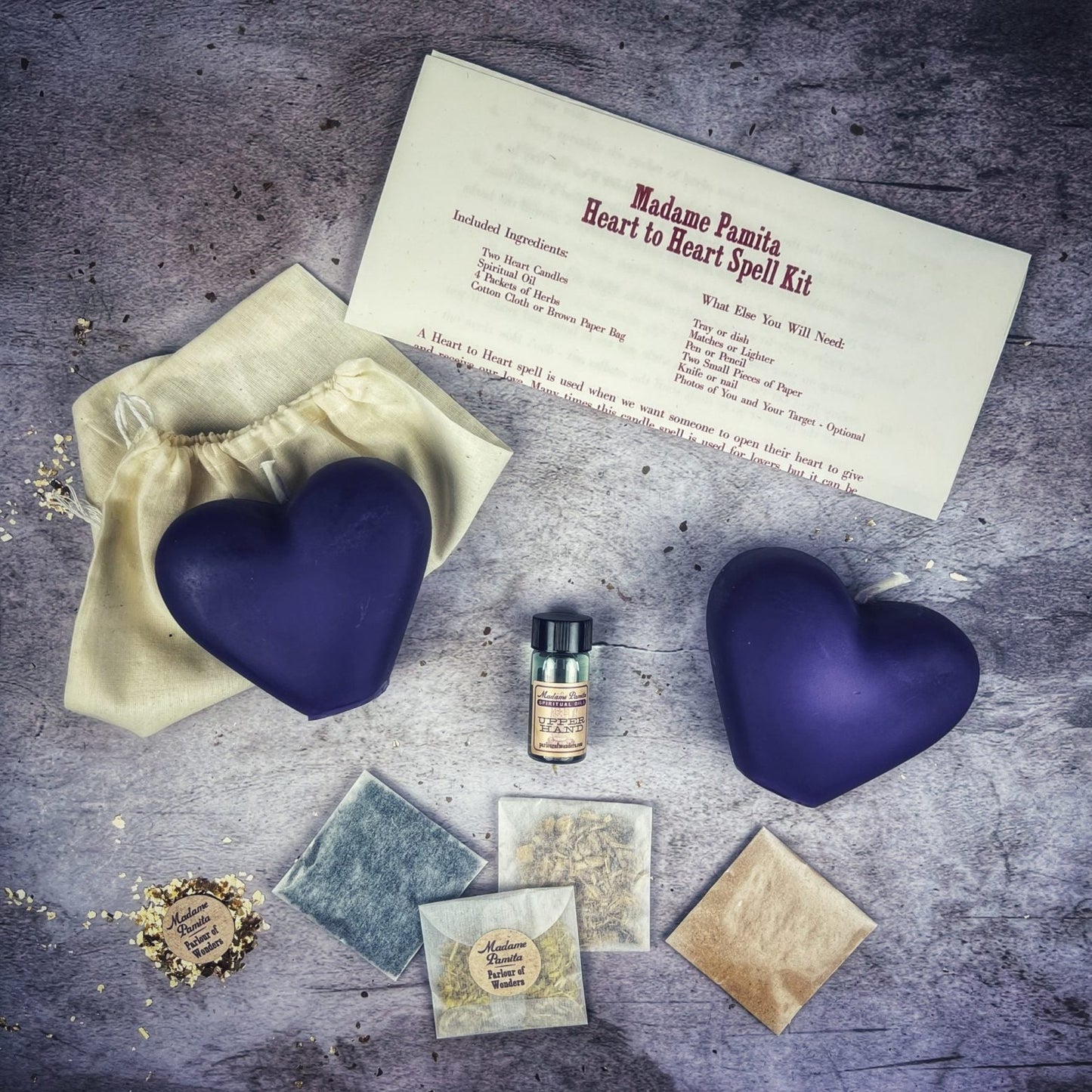 Kit de velas Corazón a Corazón - Magia para la conexión amorosa y la reconciliación
