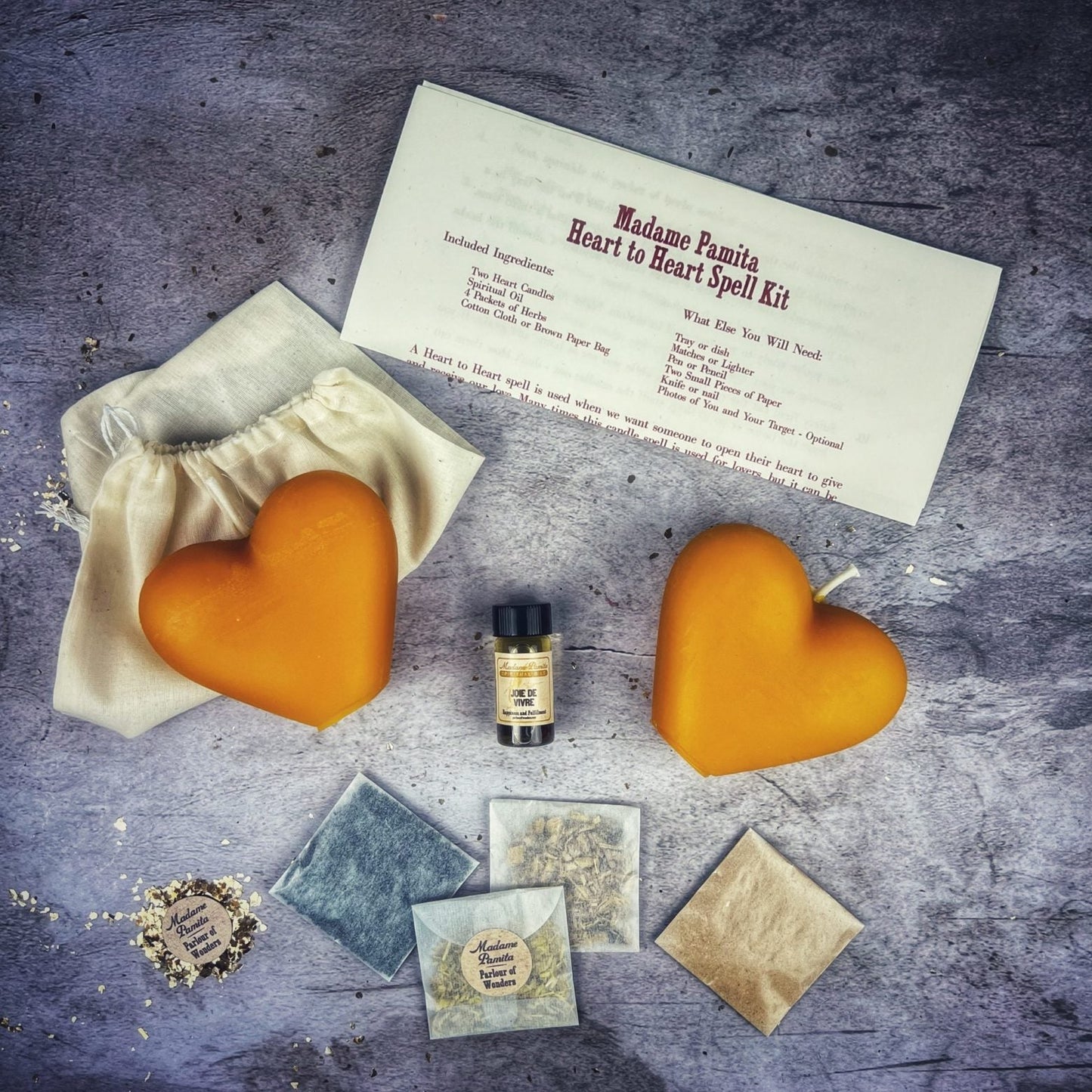 Kit de velas Corazón a Corazón - Magia para la conexión amorosa y la reconciliación