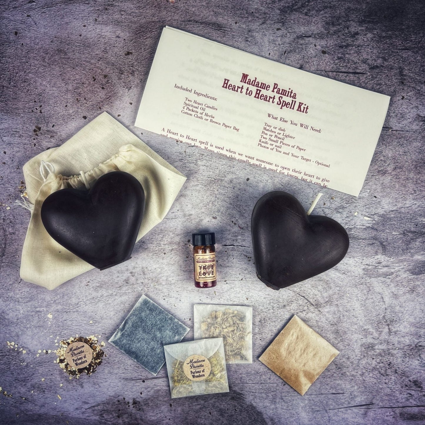 Kit de velas Corazón a Corazón - Magia para la conexión amorosa y la reconciliación