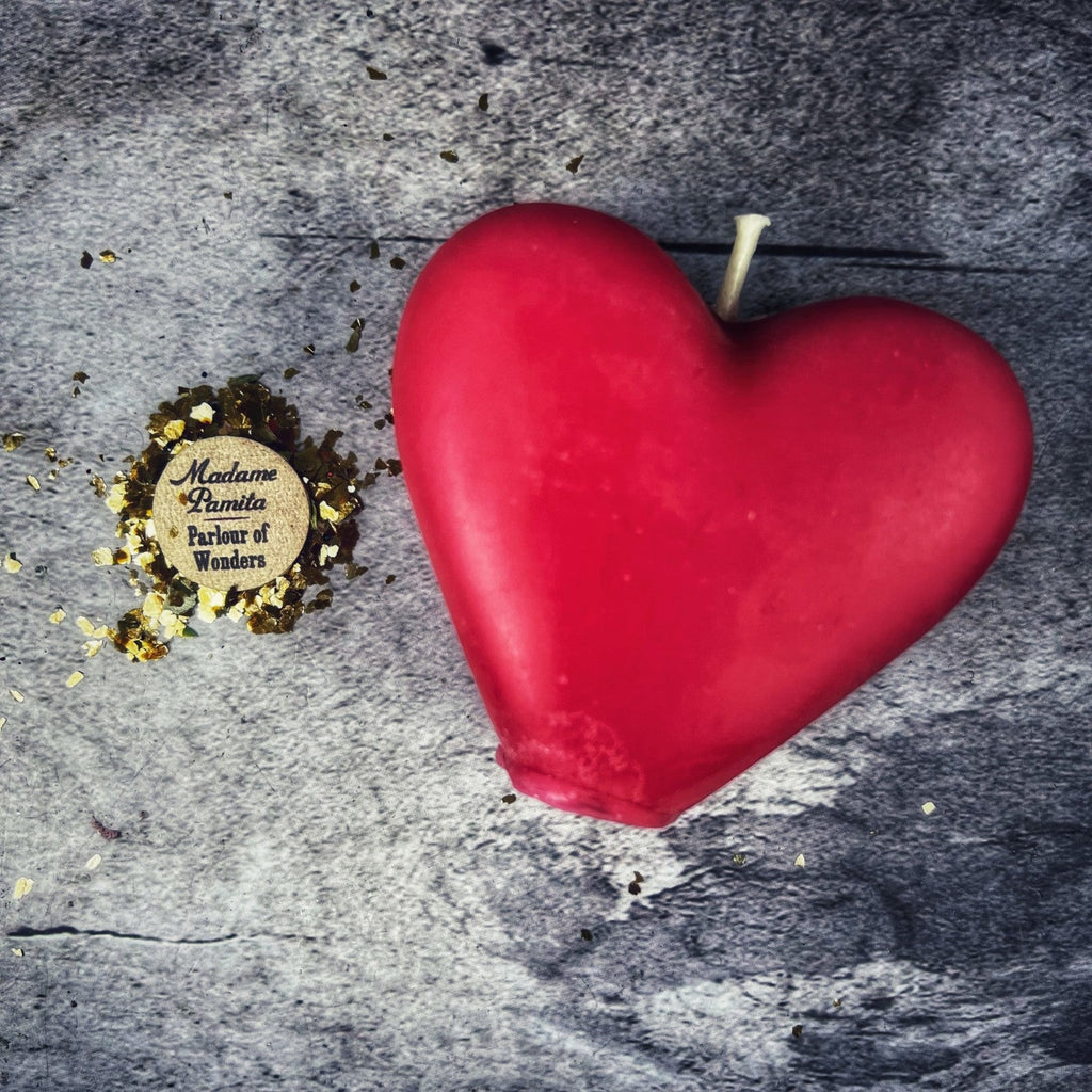 Beeswax Change of Heart Spell Candle - Love Reconciliation & Emotional Healing Magic