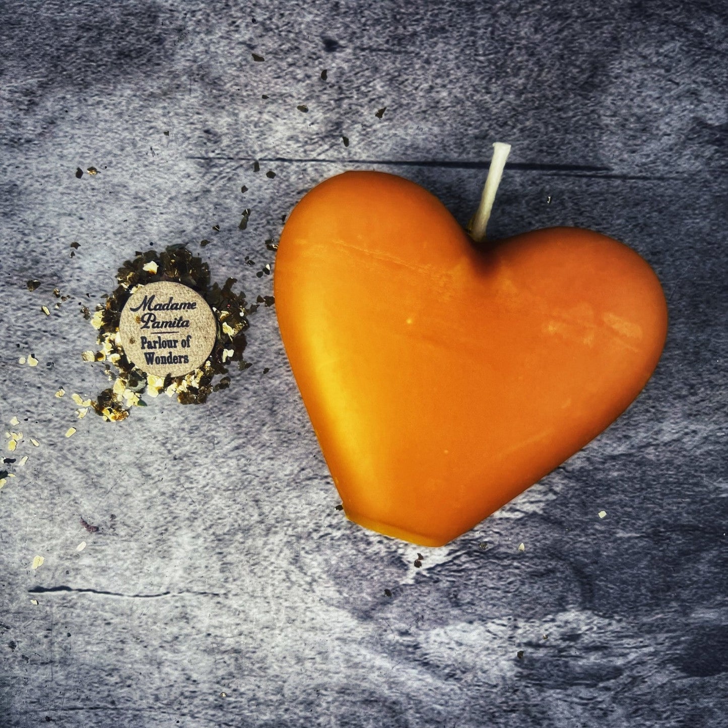 Vela Mágica de Cera de Abeja para Cambios de Corazón - Reconciliación Amorosa y Sanación Emocional