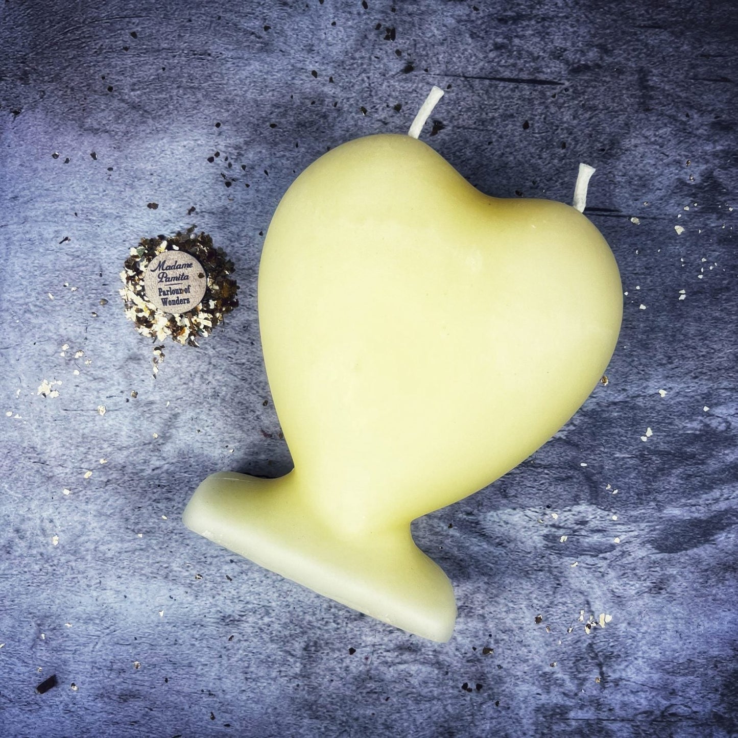 Vela Mágica de Amor Llama Gemela de Cera de Abejas - Magia para el Alma Gemela y el Amor Verdadero