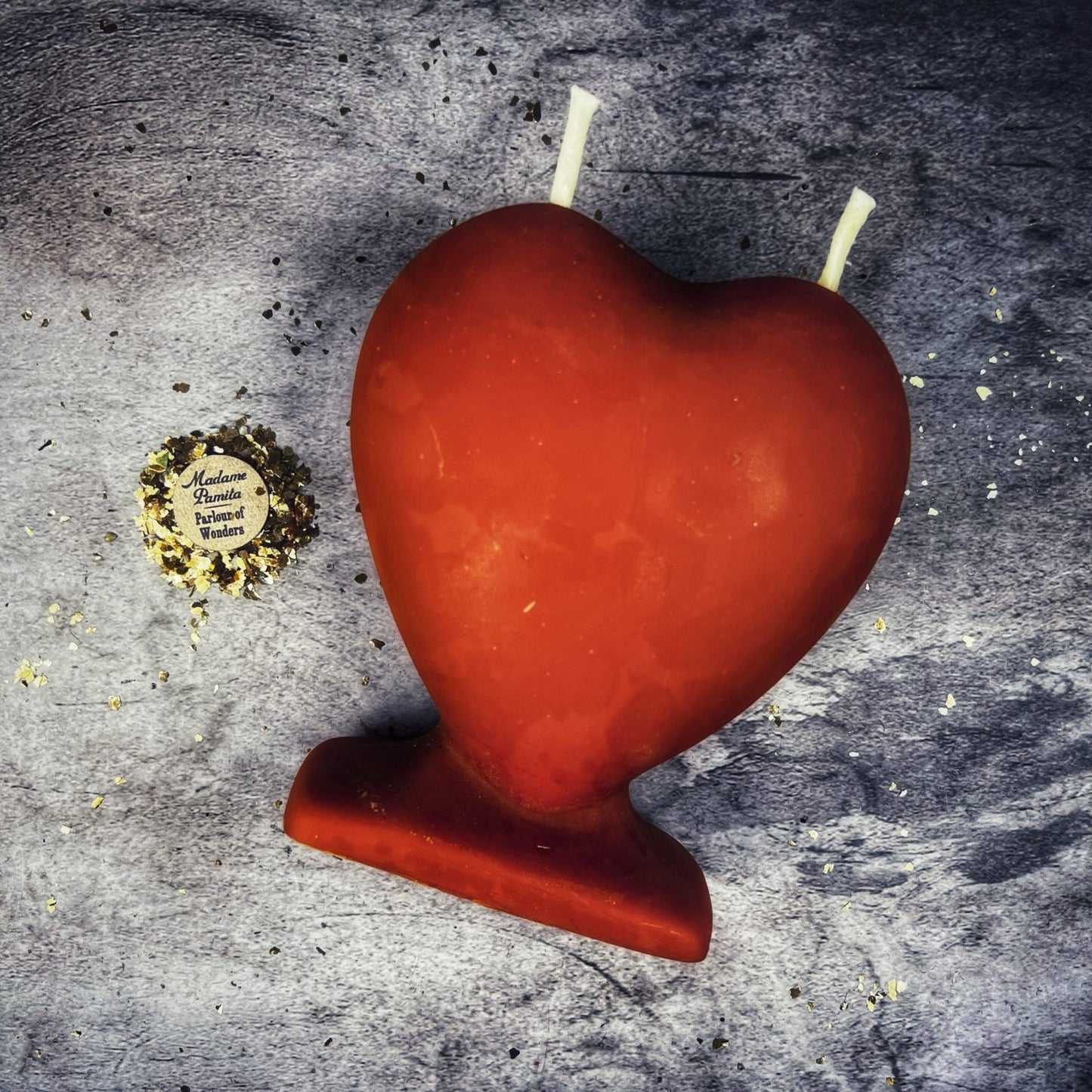 Vela Mágica de Amor Llama Gemela de Cera de Abejas - Magia para el Alma Gemela y el Amor Verdadero
