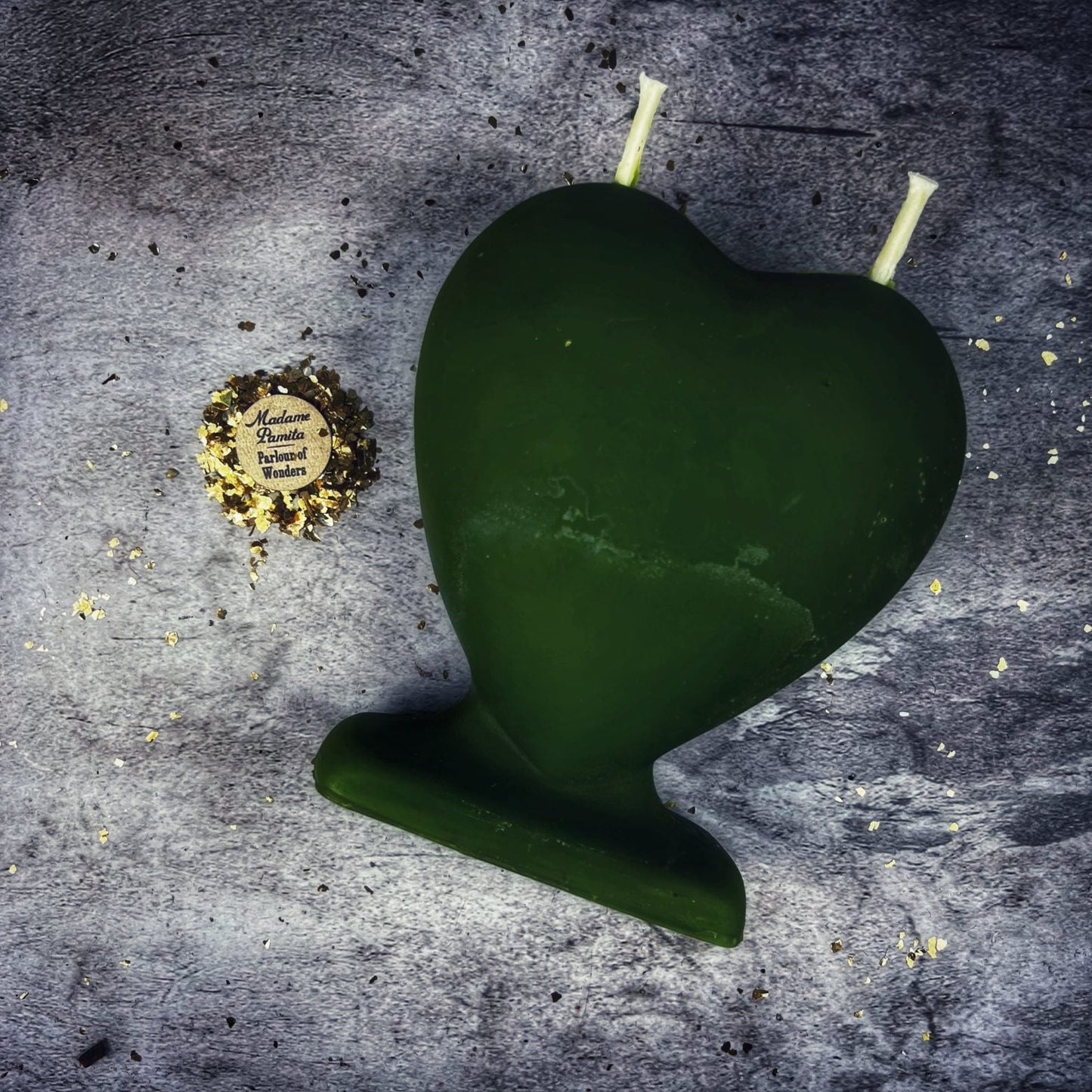 Vela Mágica de Amor Llama Gemela de Cera de Abejas - Magia para el Alma Gemela y el Amor Verdadero