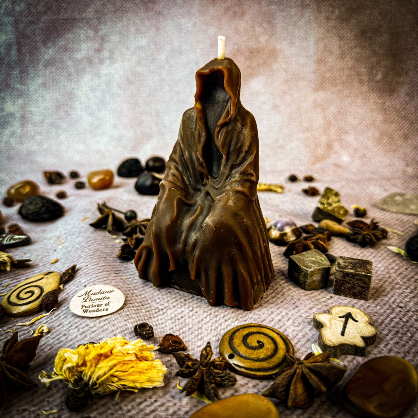 Vela de Cera de Abejas para Vidente Espiritual - Habilidad Psíquica y Conexión con el Reino Espiritual