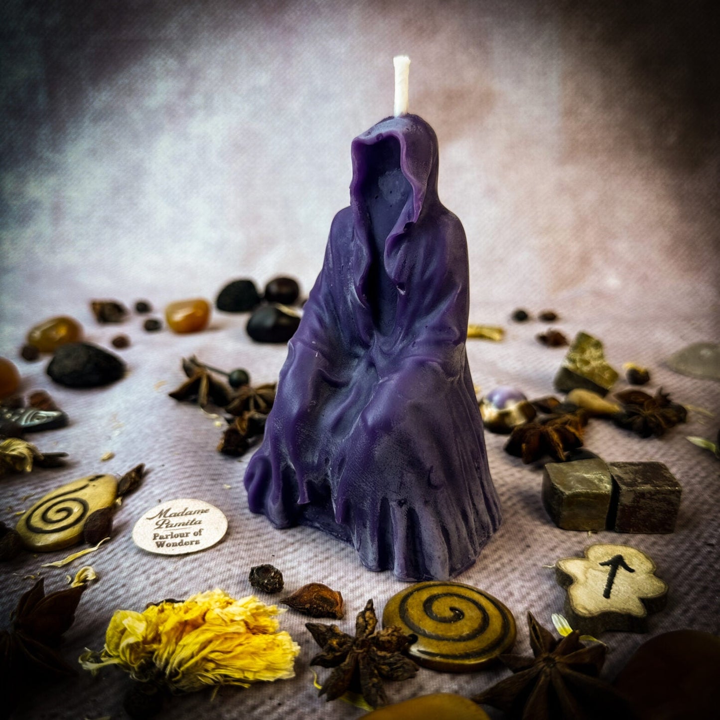 Vela de Cera de Abejas para Vidente Espiritual - Habilidad Psíquica y Conexión con el Reino Espiritual