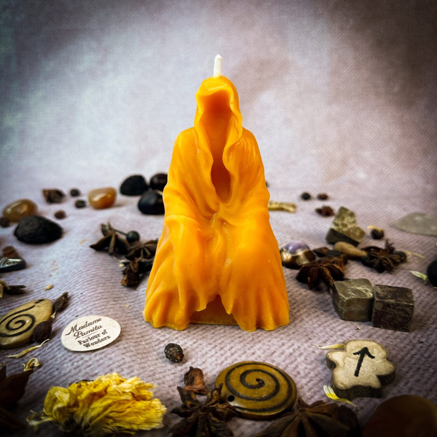 Vela de Cera de Abejas para Vidente Espiritual - Habilidad Psíquica y Conexión con el Reino Espiritual