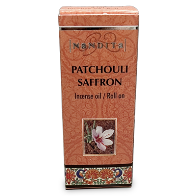 Pachulí Azafrán - Aceite Corporal Nandita