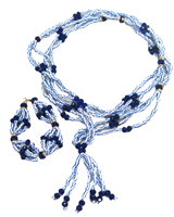 Collar y pulsera de Yemayá (despojados)