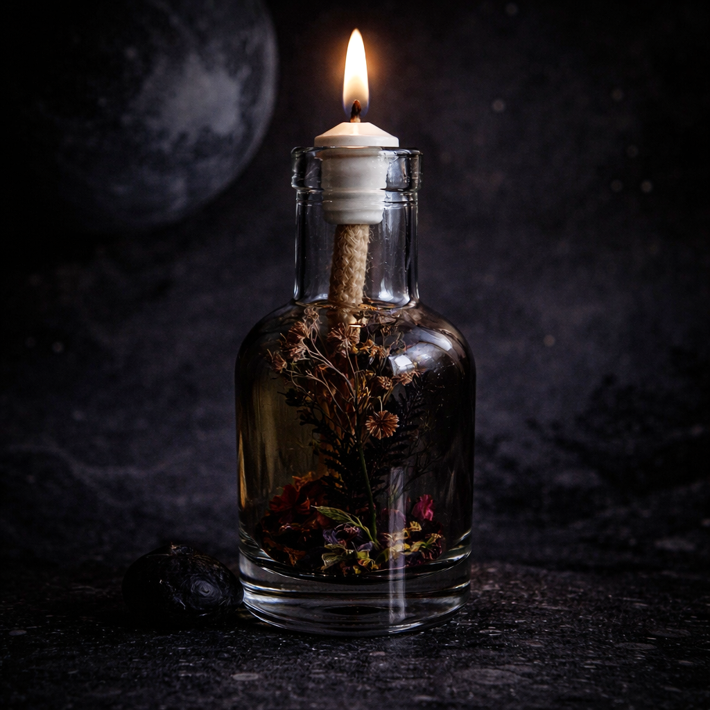 Plutón - Vela de aceite