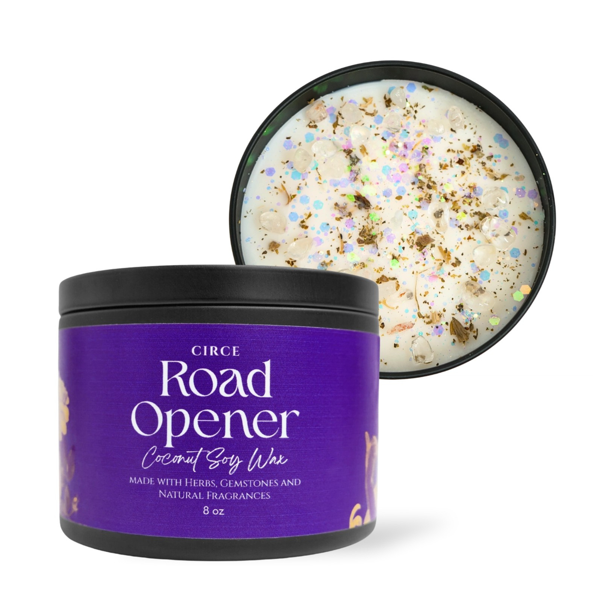 Vela Abrecaminos — Ritual de 8 oz para Remover Obstáculos
