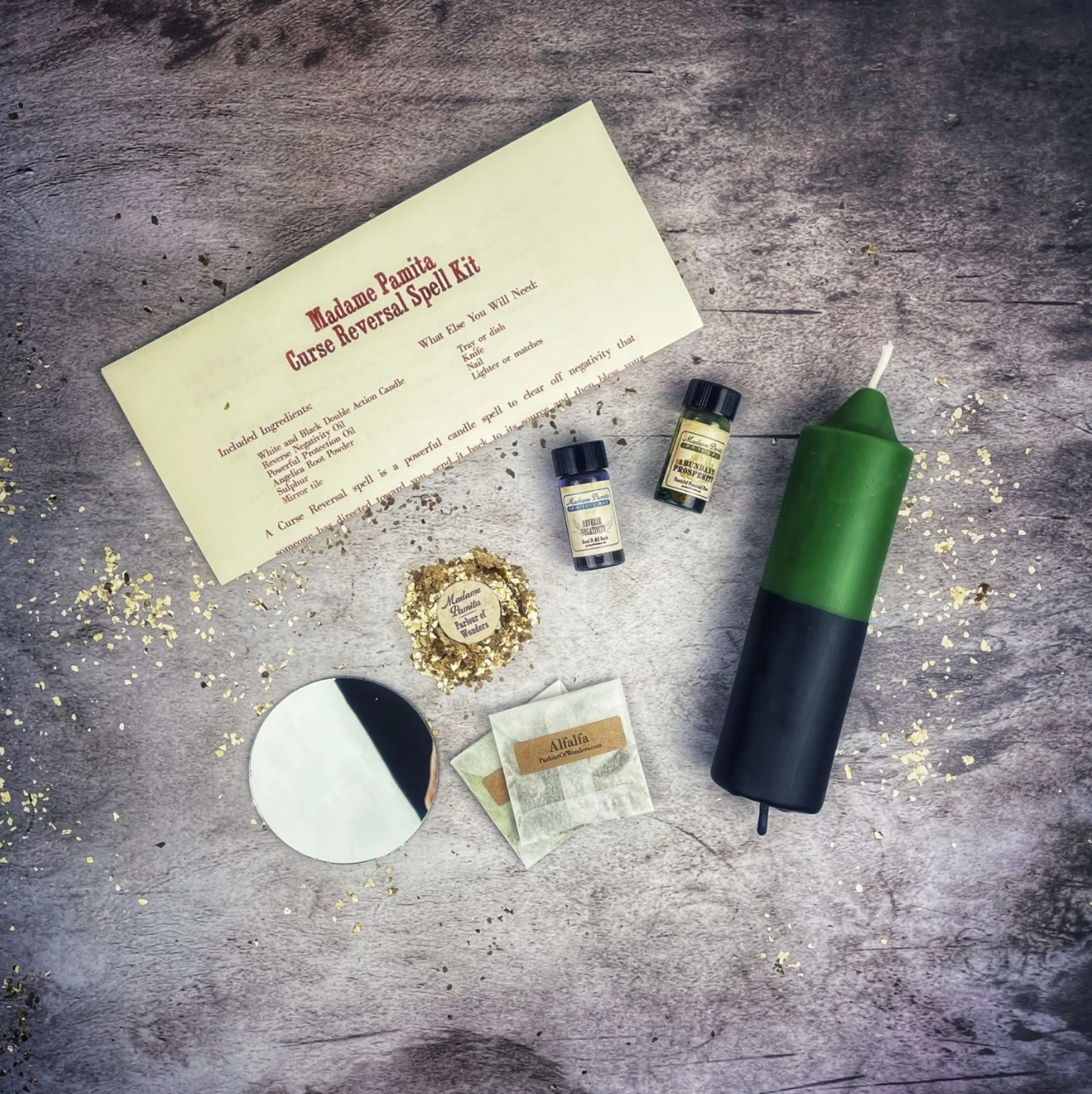 Kit de Velas para Revertir Maldiciones - Rompe Maldiciones y Devuelve la Negatividad