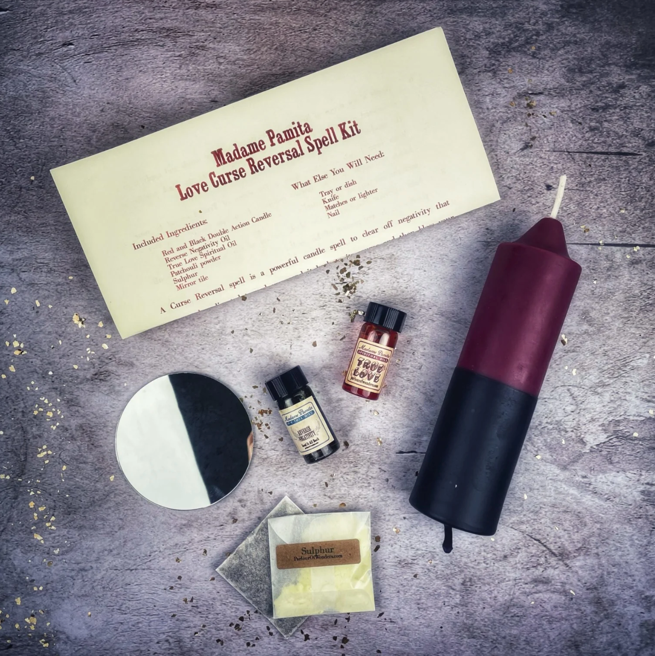 Kit de Velas para Revertir Maldiciones - Rompe Maldiciones y Devuelve la Negatividad