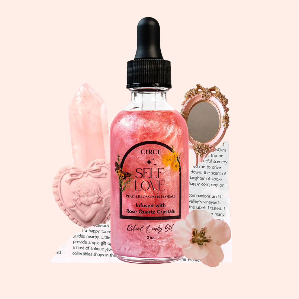 Aceite Corporal para Rituales de Amor Propio — Confianza y Sanación del Corazón