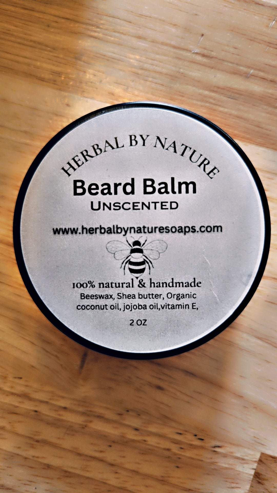 Bálsamo de Cera de Abejas Natural para Barba