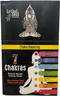 Tribal Soul - 7 CHAKRA - Varitas de Incienso para Sahumerio (Caja de 12 Paquetes)