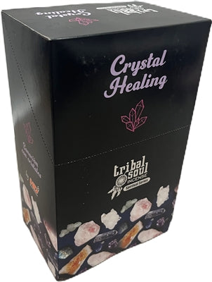 Tribal Soul, Serie Espiritual - SANACIÓN CON CRISTALES - Varitas de Incienso para Sahumerio (Caja de 12 Paquetes)(seleccionar fragancia)