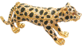 Leopardo Amarillo - Caja de baratijas con joyas - TRNK-5882-Yellow