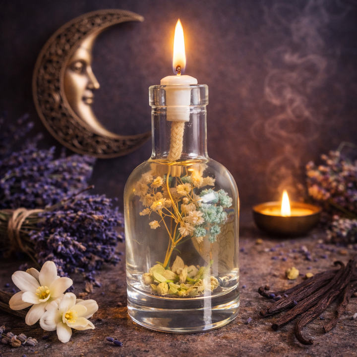 La Luna - Lámpara de aceite