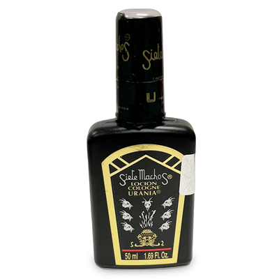 Urania Siete Machos Loción Colonia - Tamaño Viaje - 50 ml (1.69 fl oz)