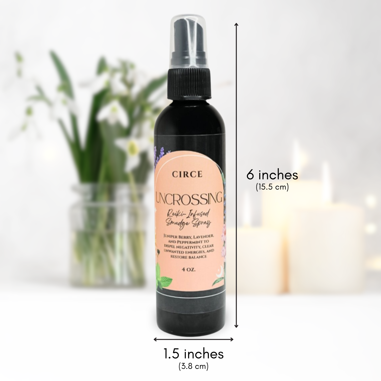 Spray para Limpiar Malas Vibras | 4 oz.