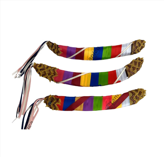 OYAS FORRADAS DE VAINAS DE FLAMBOYÁN