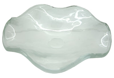 Plato de cristal ondulado (repuesto para lámpara eléctrica de aroma) - (grande)
