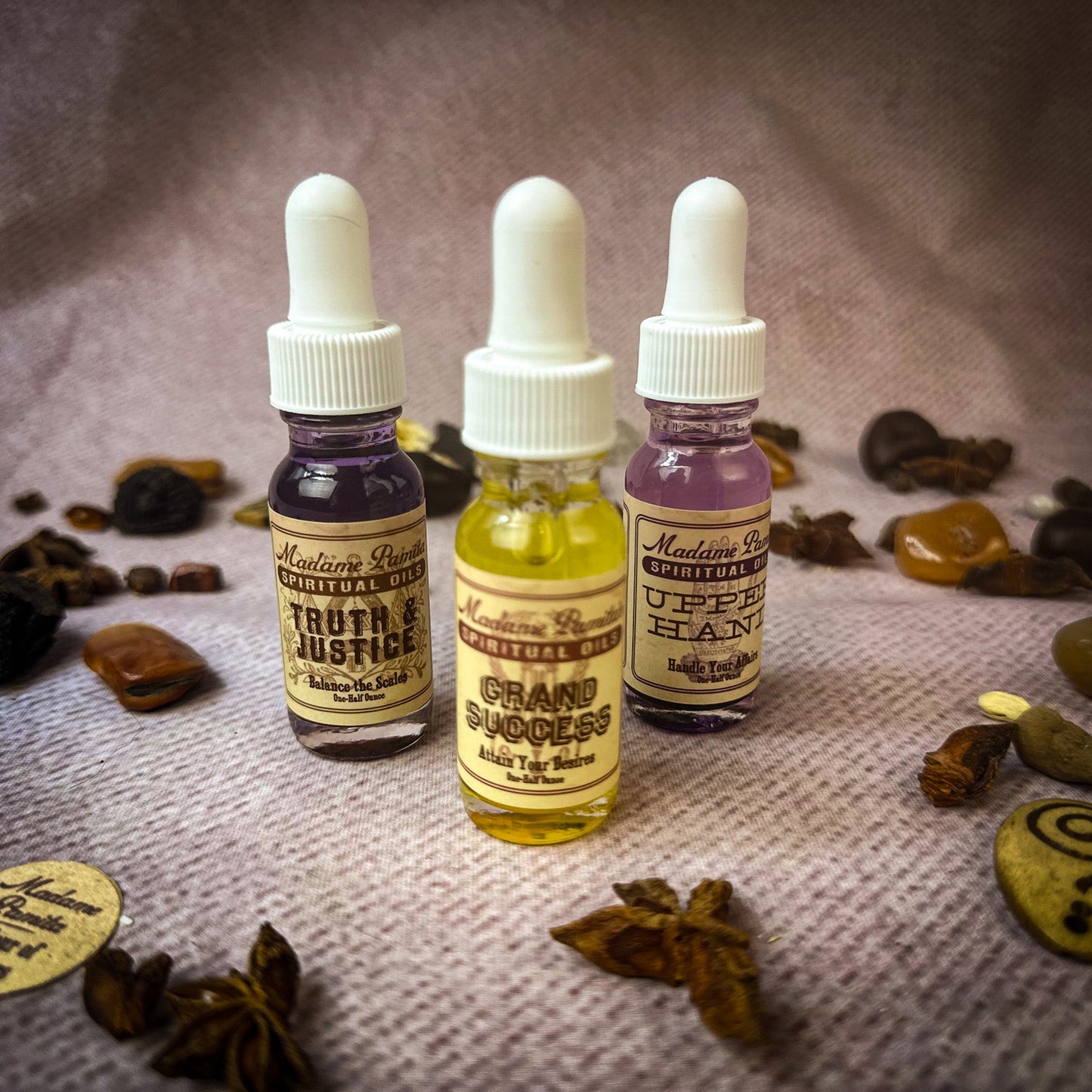Paquete Surtido de Aceites Espirituales: Magia para Casos Judiciales