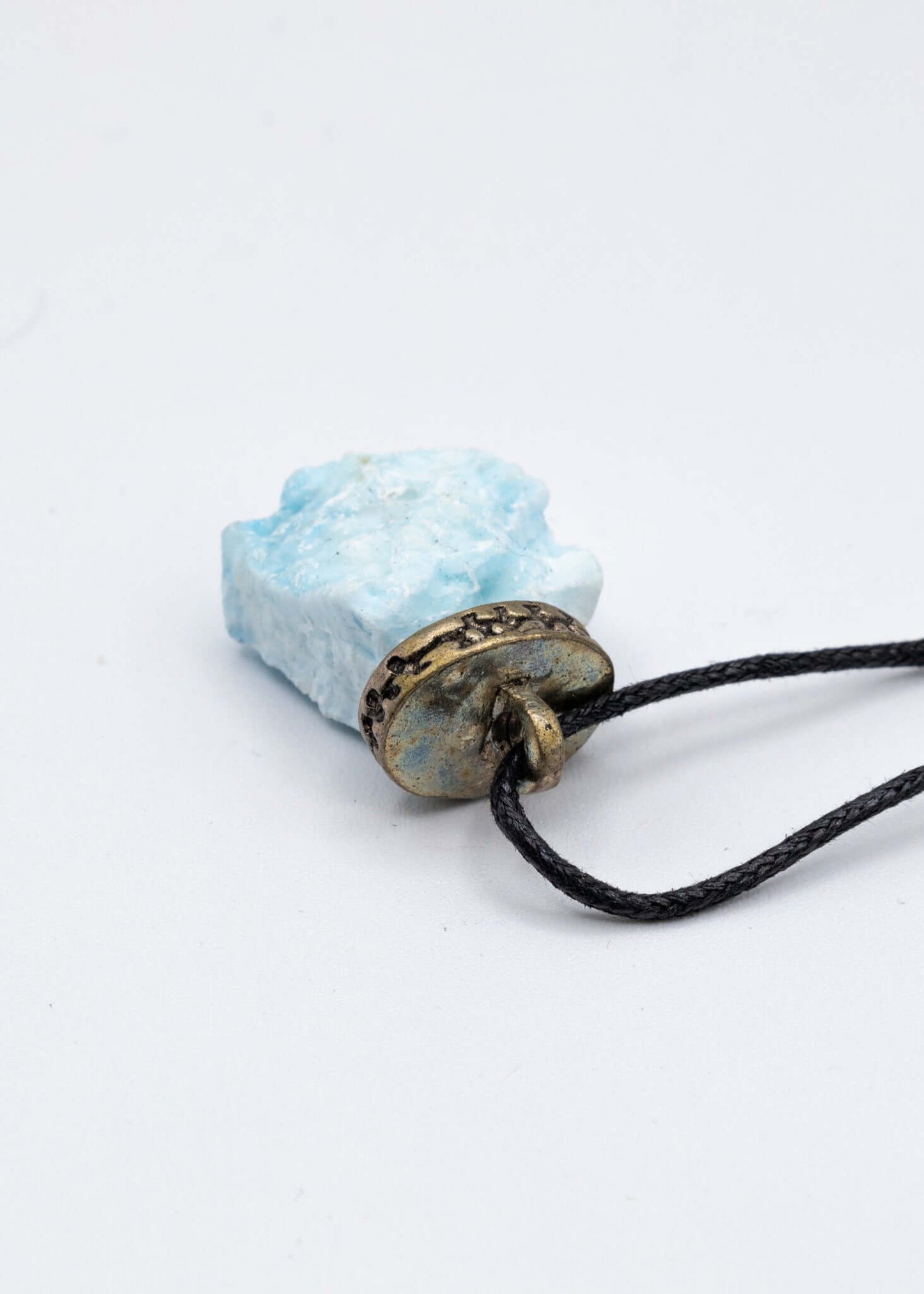 Collar de cristal de amazonita