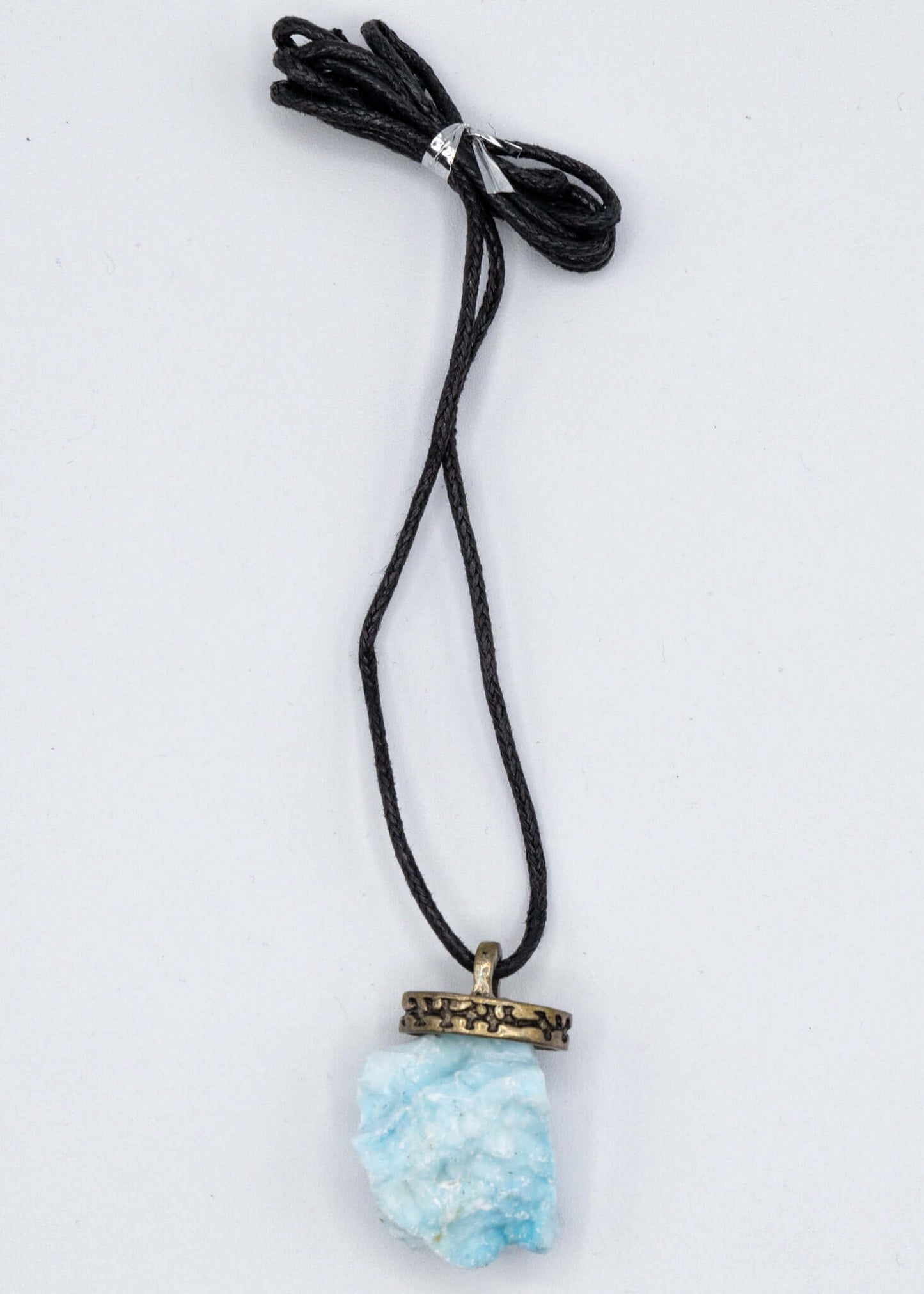 Collar de cristal de amazonita