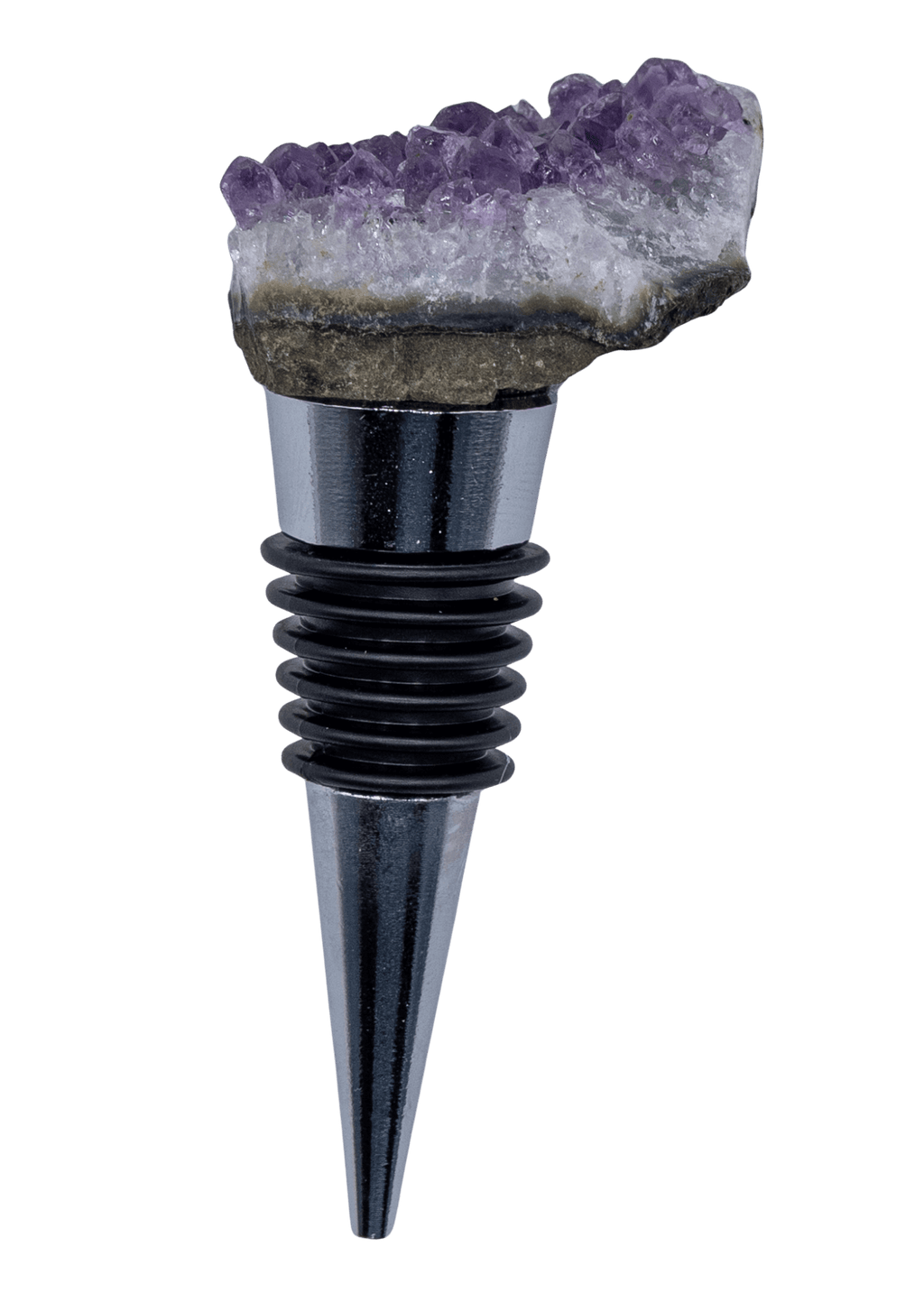 Tapón de Vino de Racimo de Cristal de Amatista