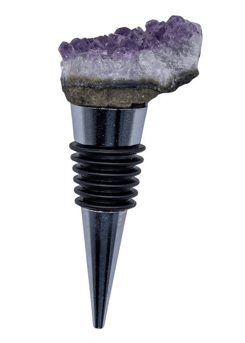 Tapón de Vino de Racimo de Cristal de Amatista