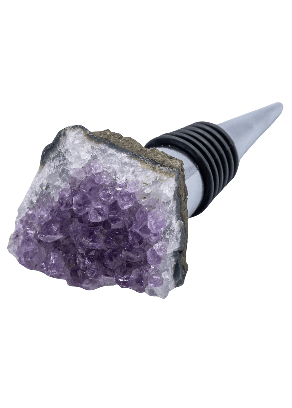Tapón de Vino de Racimo de Cristal de Amatista