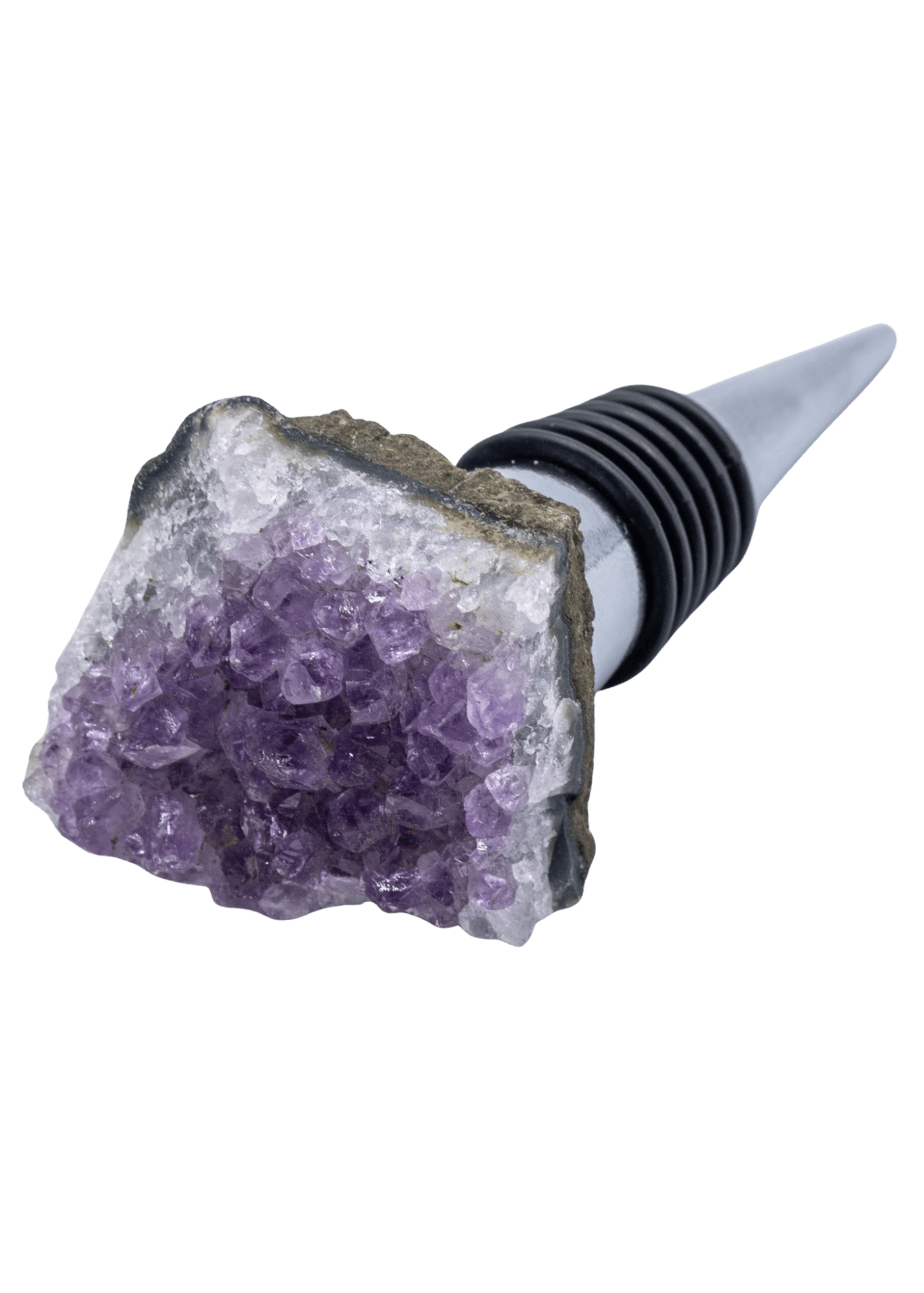 Tapón de Vino de Racimo de Cristal de Amatista