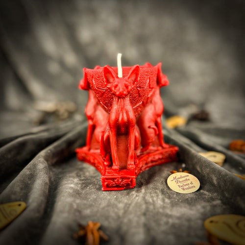 Bastet Triple Protection Candle Spell Kit - Goddess Protection & Family Magic