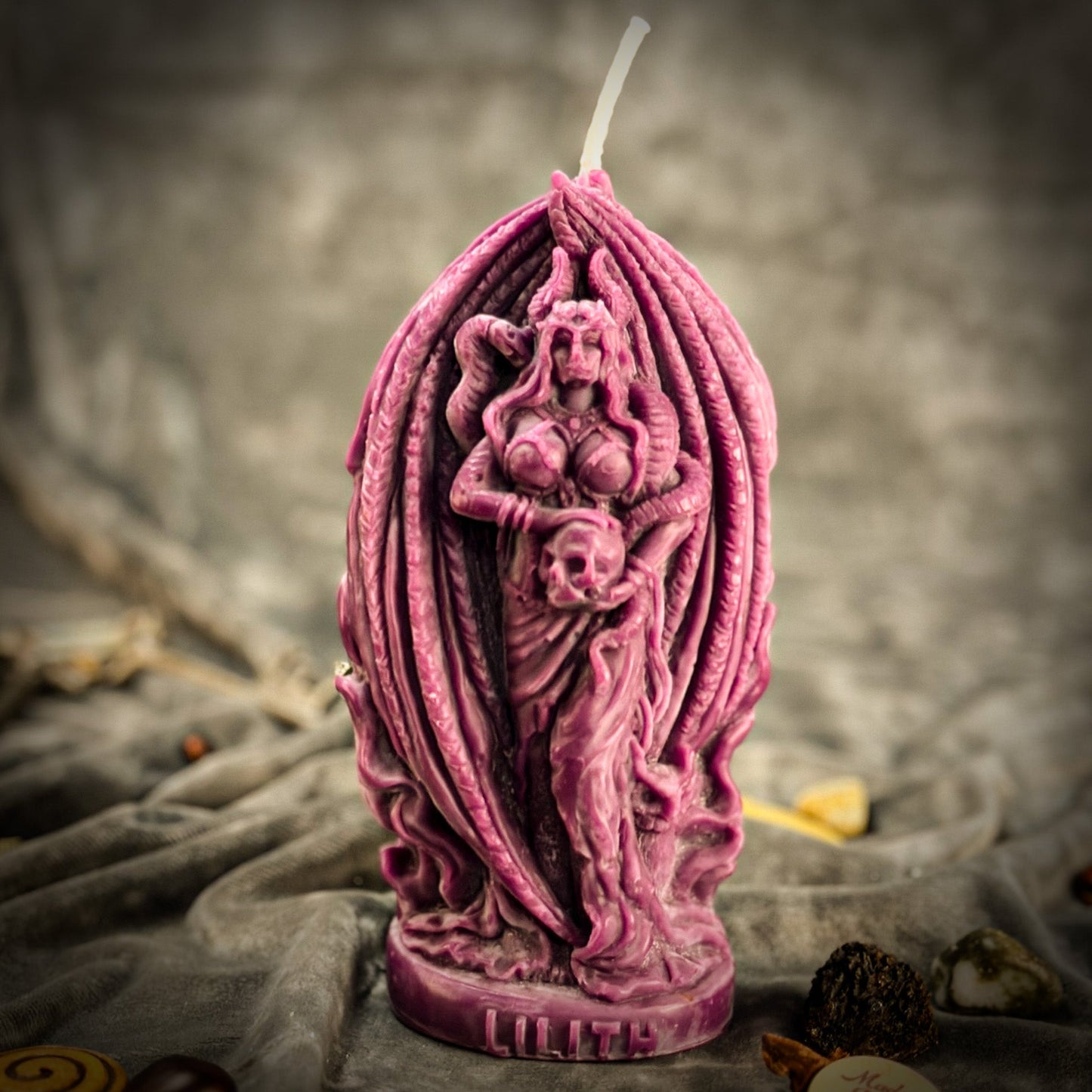 Kit de Hechizos de Velas para el Empoderamiento Femenino Lilith - Independencia y Magia de Diosa