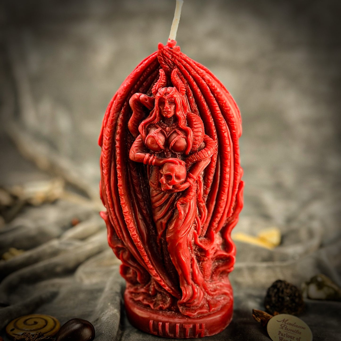 Kit de Hechizos de Velas para el Empoderamiento Femenino Lilith - Independencia y Magia de Diosa