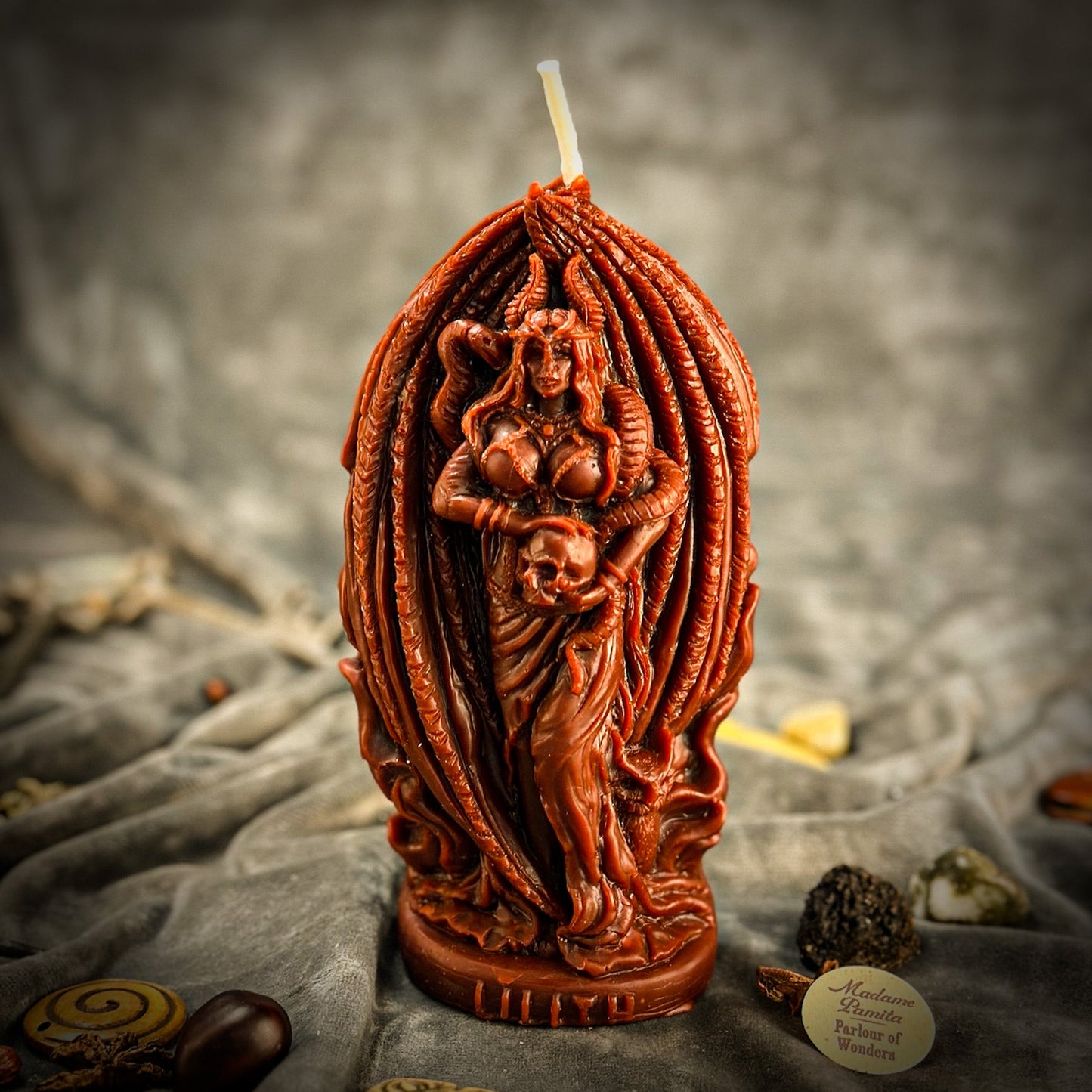 Kit de Hechizos de Velas para el Empoderamiento Femenino Lilith - Independencia y Magia de Diosa