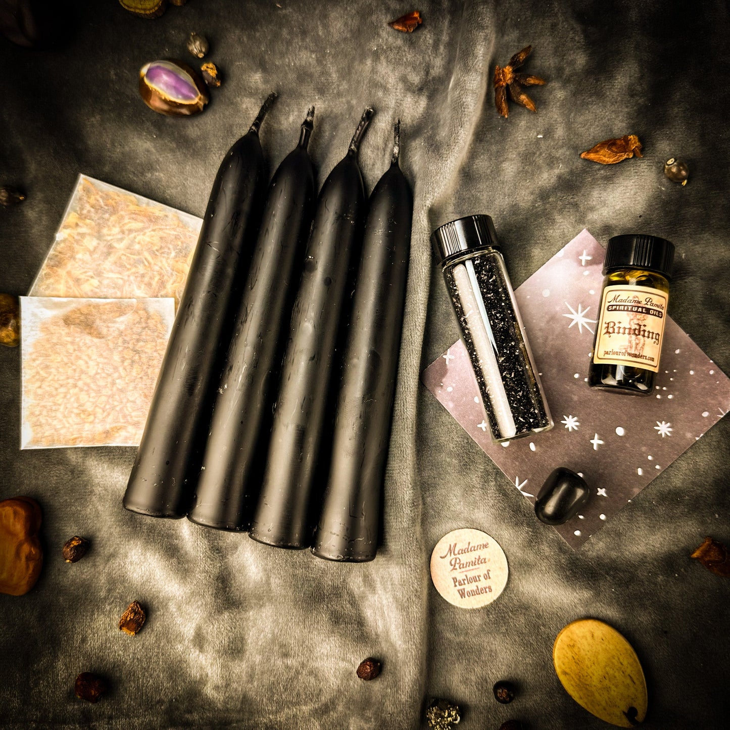 Paquete de mejora de hechizo con vela de unión - Agrega un apego a cualquier kit de hechizos con vela