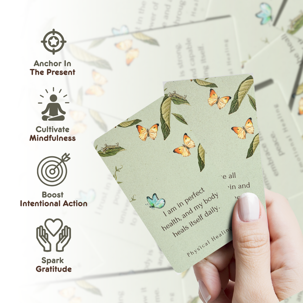 Affirmations Card Deck - Healing Wings | 5.5" x 3.5"