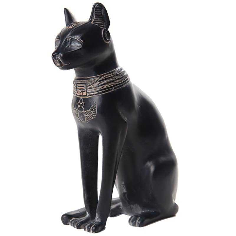Estatua Pequeña Egipcia de Gato Bastet de 12.7 cm